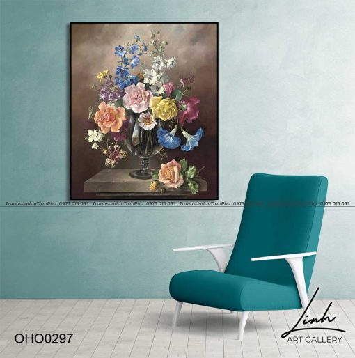 tranh hoa hong 41 1 510x514 - Tranh Hoa Hồng - OHO0297