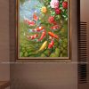 tranh ca chep hoa mau don 6 100x100 - Tranh Cá Chép Hoa Mẫu Đơn - LCC0103