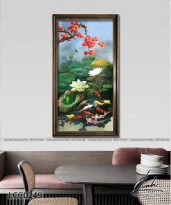 tranh ca chep hoa sen 13 247x296 - Tranh Phật A Di Đà - LPG0179