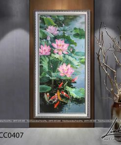 tranh ca chep hoa sen 59 247x296 - Tranh Đường Phố Sài Gòn - LQH0112