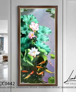 tranh ca chep hoa sen 67 247x296 - Tranh Phong Cảnh - OPC0120