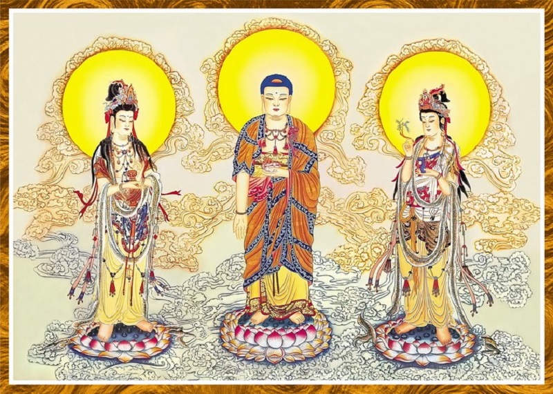 tranh phat giao 3 - Ý nghĩa các mẫu tranh Phật giáo đẹp treo tường phòng khách bạn nên biết
