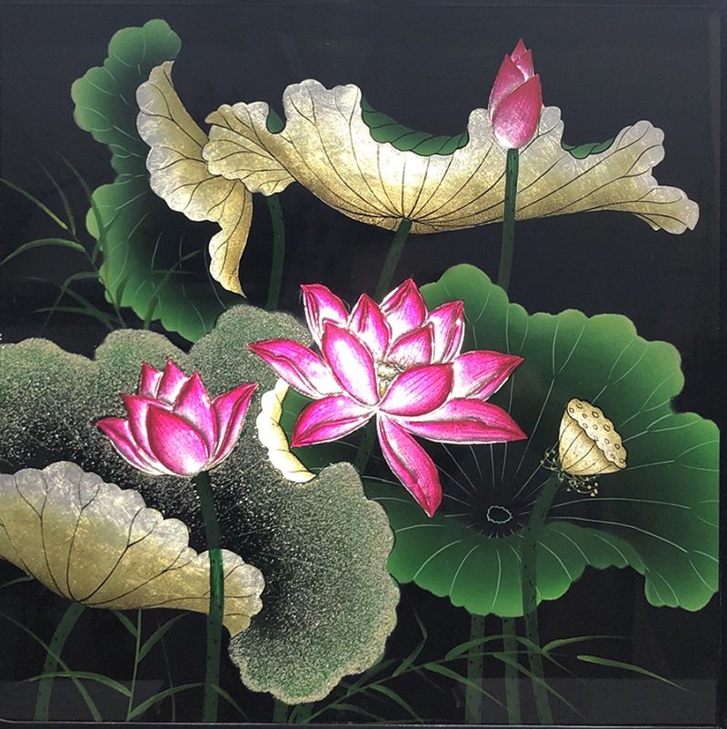 Những mẫu tranh vẽ hoa sen đẹp và ấn tượng nhất cho người xem  Linh Art