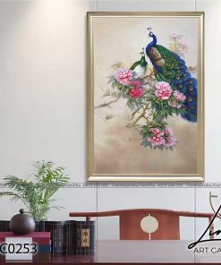 tranh chim cong 191 247x296 - Tranh Phong Cảnh Hoàng Hôn - OPC0817