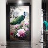 tranh chim cong hoa mau don 16 100x100 - Tranh Chim Công - LCC0309