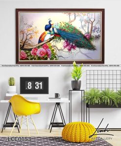 tranh chim cong hoa mau don 28 247x296 - Tranh Mã Đáo Thành Công - LNG0205
