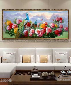 tranh chim cong hoa mau don 62 247x296 - Tranh Chim Công Hoa Mẫu Đơn - LCC0276