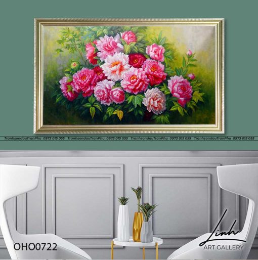 tranh hoa mau don 33 510x514 - Tranh Hoa Mẫu Đơn - OHO0722