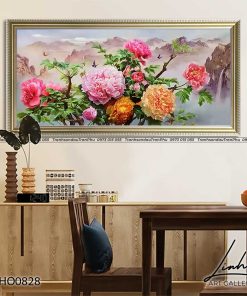 tranh hoa mau don 56 247x296 - Tranh Chim Công Hoa Mẫu Đơn - LCC0305