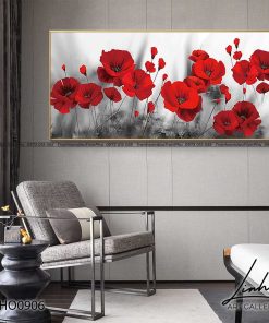 tranh hoa poppy 3 247x296 - Tranh Phong Cảnh Trừu Tượng - OPC0822