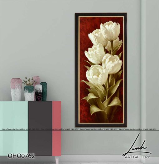 tranh hoa tulip 1 510x524 - Tranh Hoa Tulip  - OHO0762