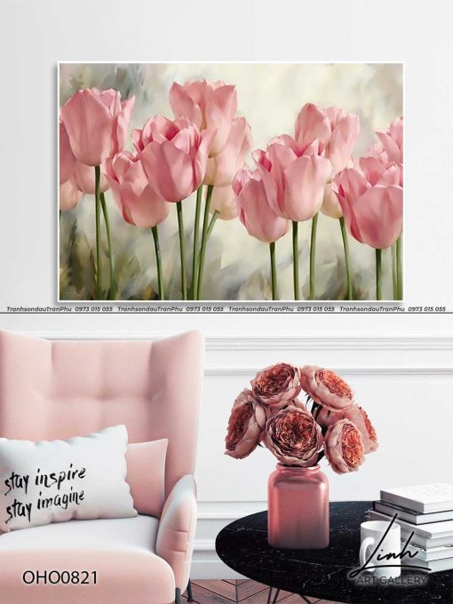 tranh hoa tulip 2 510x680 - Tranh Hoa Tulip  - OHO0821