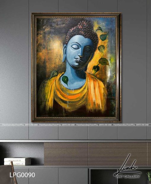 tranh phat a di da 12 510x618 - Tranh Phật A Di Đà - LPG0090