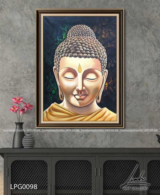 tranh phat a di da 14 510x621 - Tranh Phật A Di Đà - LPG0098