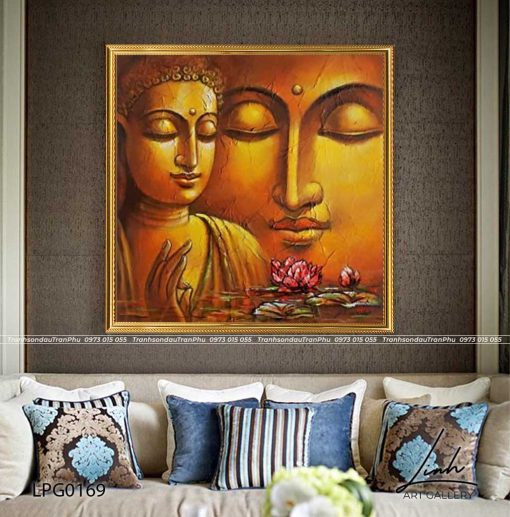 tranh phat a di da 30 510x517 - Tranh Phật A Di Đà - LPG0169