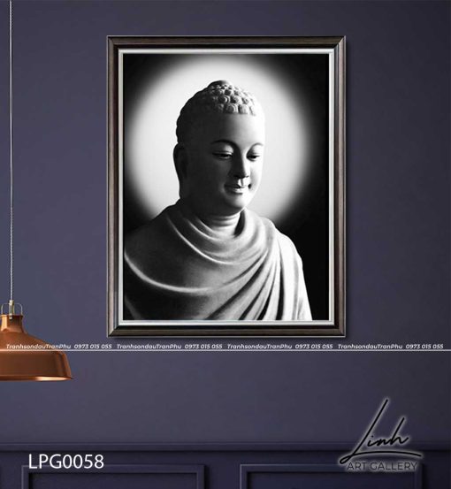 tranh phat a di da 5 510x553 - Tranh Phật A Di Đà - LPG0058