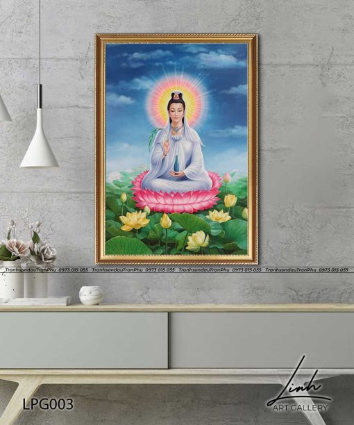 tranh phat quan am 1 510x612 - Tranh Phật Quan Âm - LPG003