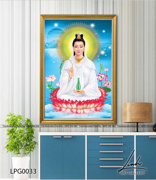 tranh phat quan am 10 510x589 - Tranh Phật Quan Âm - LPG0033