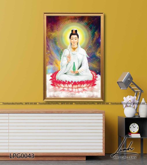 tranh phat quan am 14 510x572 - Tranh Phật Quan Âm - LPG0043