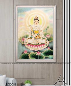 tranh phat quan am 33 247x296 - Tranh Phật Thích Ca - LPG0035