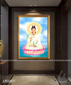 tranh phat quan am 4 247x296 - Tranh Phật Quan Âm - LPG0021