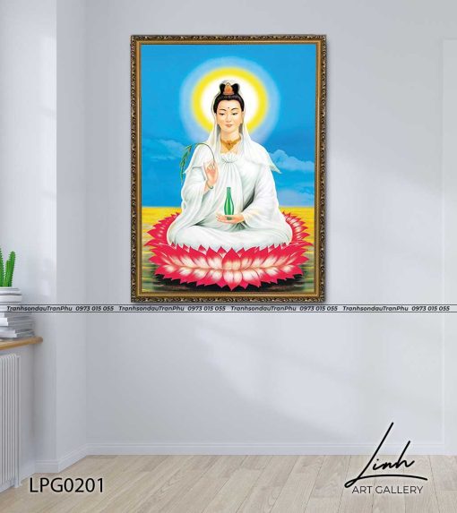 tranh phat quan am 52 510x573 - Tranh Phật Quan Âm - LPG0201