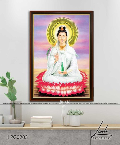 tranh phat quan am 54 510x614 - Tranh Phật Quan Âm - LPG0203