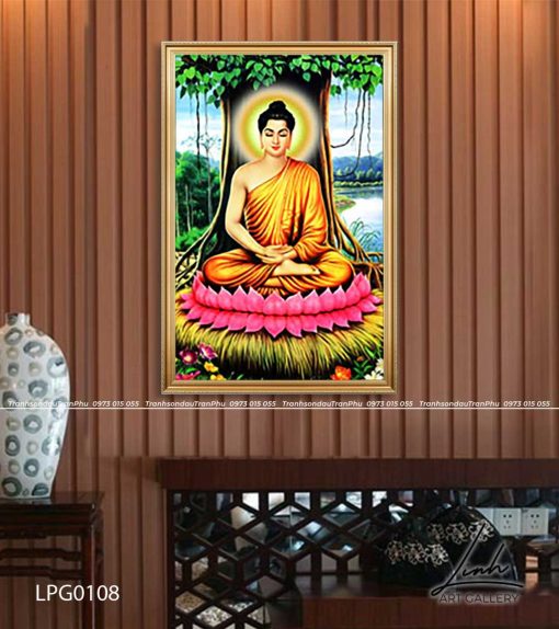 tranh phat thich ca 17 510x574 - Tranh Phật Thích Ca - LPG0108