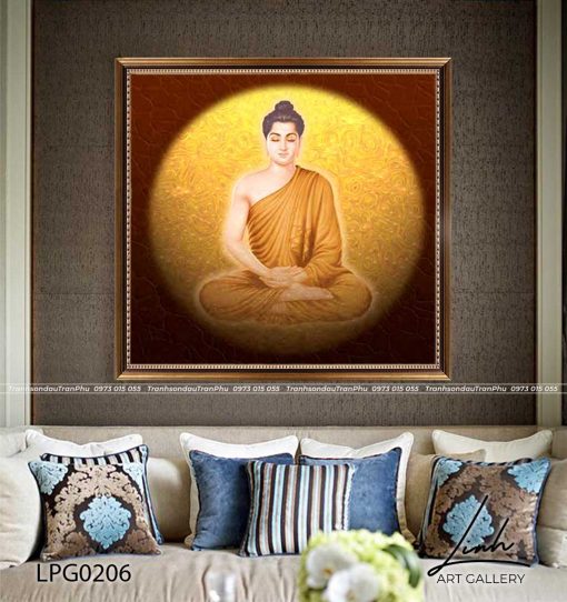 tranh phat thich ca 28 510x542 - Tranh Phật Thích Ca - LPG0206