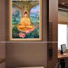 tranh phat thich ca 3 100x100 - Tranh Phật Thích Ca - LPG008