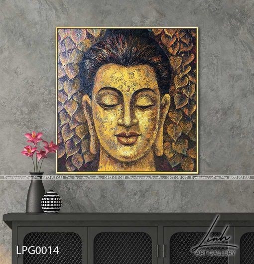tranh phat thich ca 4 510x530 - Tranh Phật Thích Ca - LPG0014
