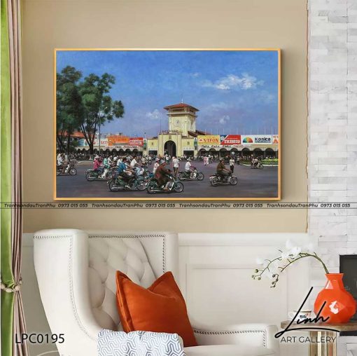 tranh pho co sai gon 22 510x508 - Tranh Phố Cổ Sài Gòn- LPC0195