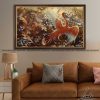 tranh phuong hoang 18 100x100 - Tranh Phượng Hoàng Hoa Mẫu Đơn - LPH0002