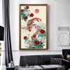 tranh phuong hoang hoa mau don 12 100x100 - Tranh Phượng Hoàng Hoa Mẫu Đơn - LPH0021