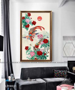 tranh phuong hoang hoa mau don 12 247x296 - Tranh Phượng Hoàng Hoa Mẫu Đơn - LPH0021