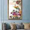 tranh phuong hoang hoa mau don 21 100x100 - Tranh Phượng Hoàng Hoa Mẫu Đơn - LPH0043