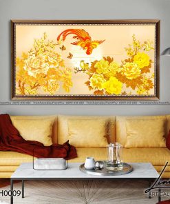 tranh phuong hoang hoa mau don 4 247x296 - Tranh Phượng Hoàng Hoa Mẫu Đơn - LPH0009