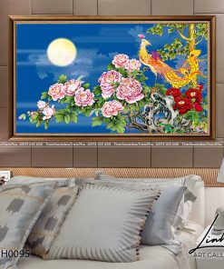 tranh phuong hoang hoa mau don 44 247x296 - Tranh Phượng Hoàng Hoa Mẫu Đơn - LPH0095