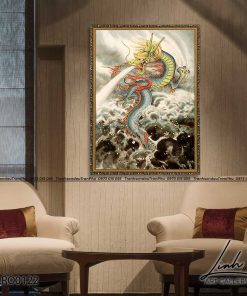 tranh rong 92 247x296 - Tranh Phượng Hoàng Hoa Mẫu Đơn - LPH0011